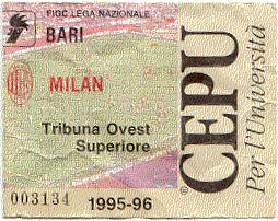 Bari-Milan 1995-1996