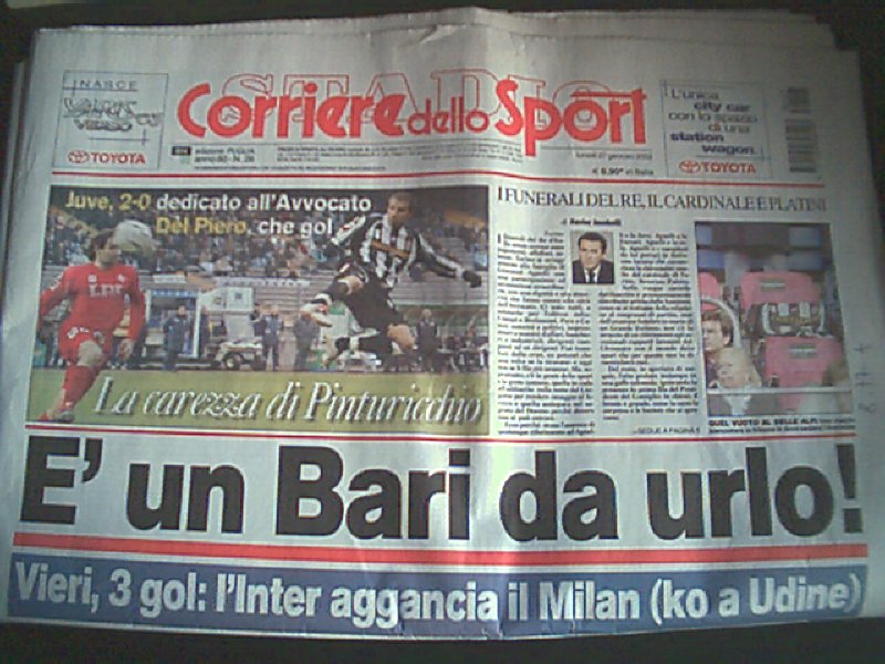 Triestina-Bari 1-2 Anno 02-03