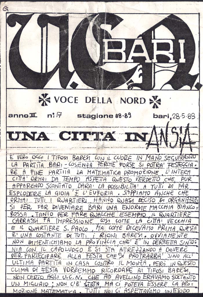 Voce della Nord 28/05/1989 pagina 1