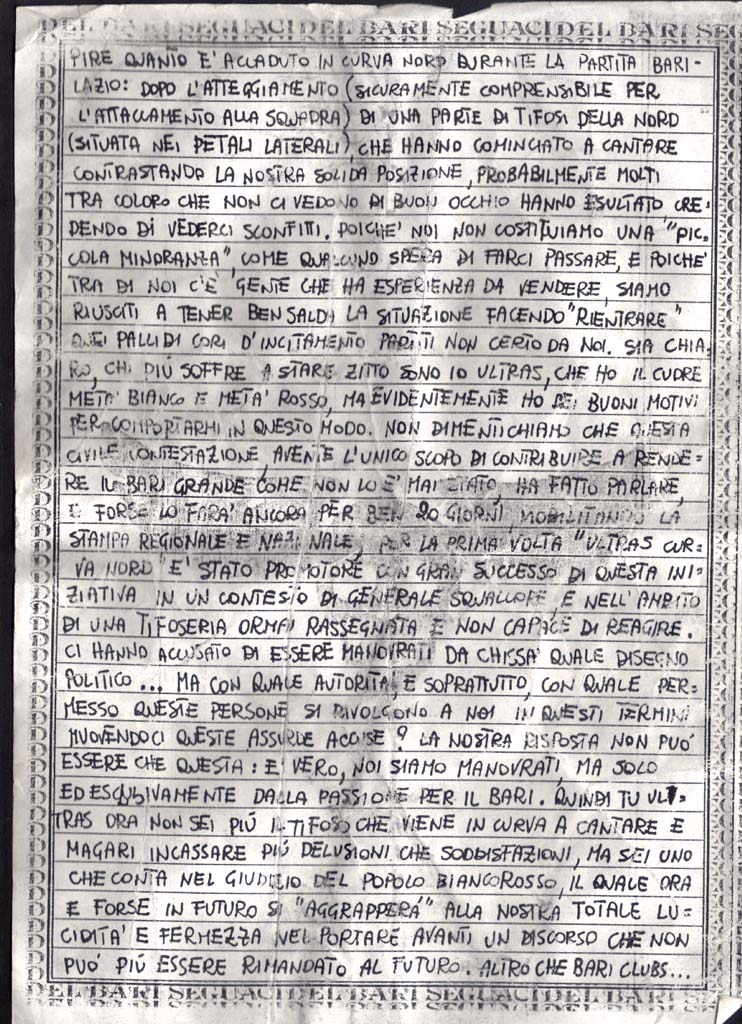 U.C.N. Del Bari Seguaci 24/03/1991 pagina 2