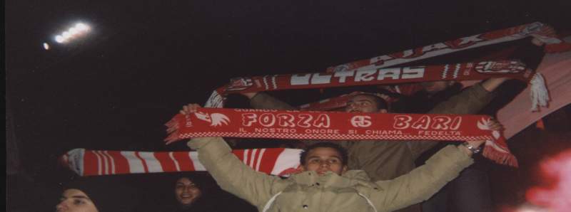 Sciarpata a Lazio-Bari di CI 02/03