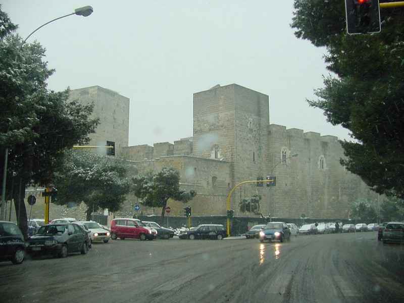 Neve al Castello Svevo