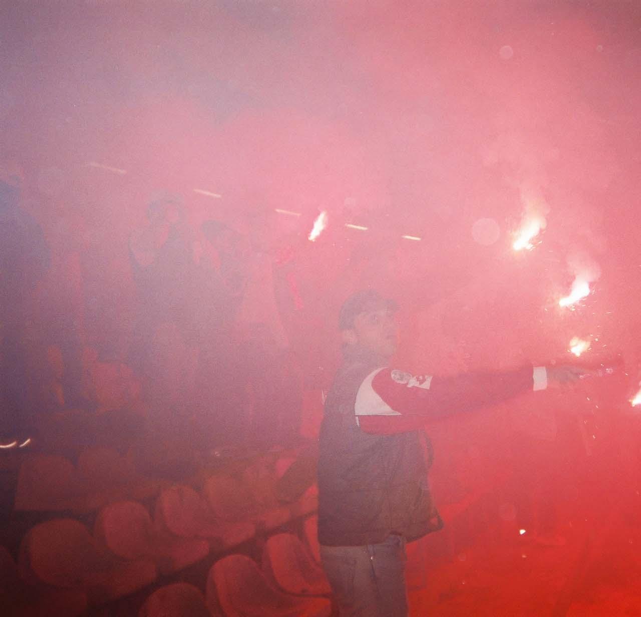 Fumogeni a Napoli