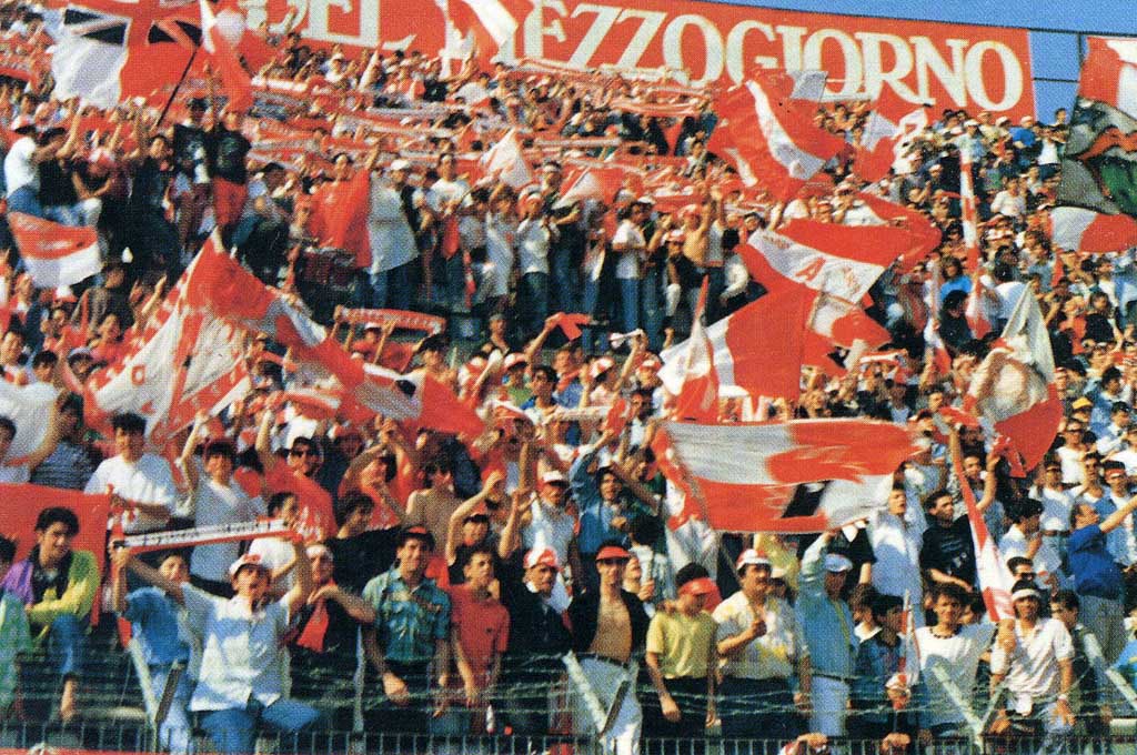 Curva al Della Vittoria anni '80