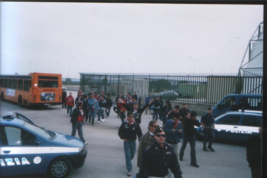 Arrivo allo stadio 1