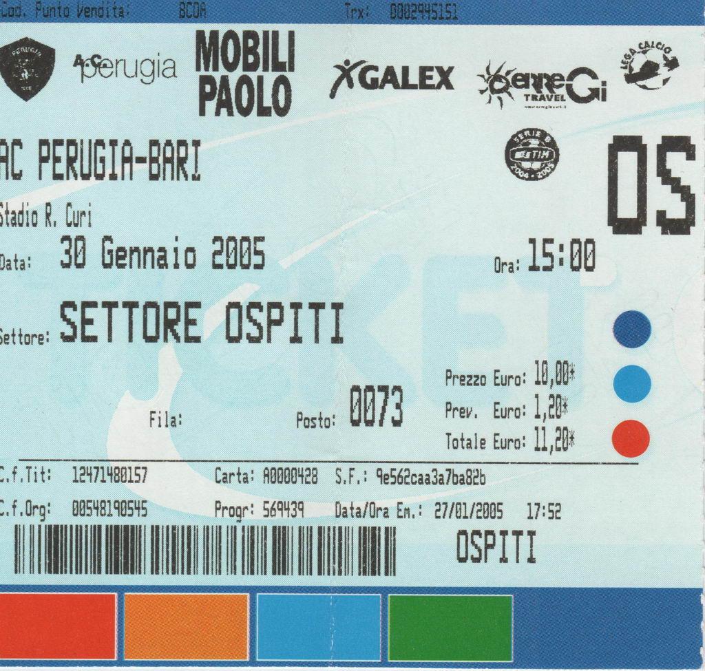 Perugia-Bari 04-05