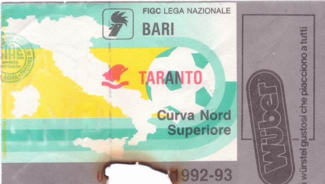 Bari-Taranto 92-93