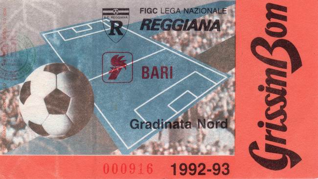 Reggiana-Bari 92-93