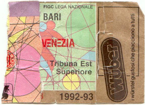 Bari-Venezia 1992-1993