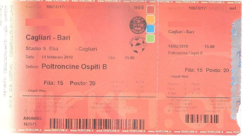 Cagliari-Bari 2009-2010