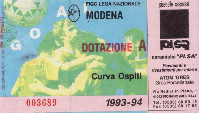 Modena-Bari 93-94