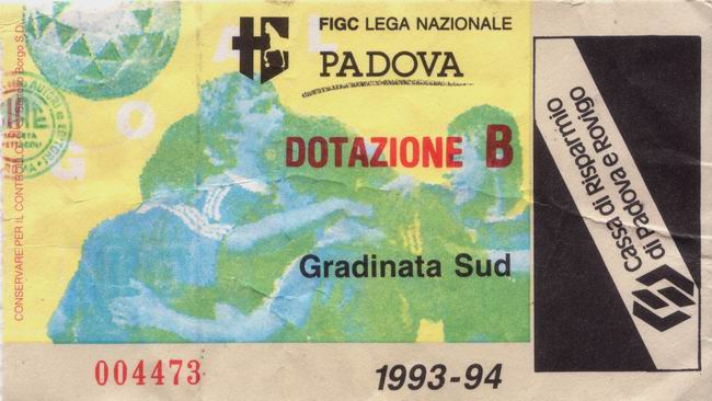 Padova-Bari 93-94