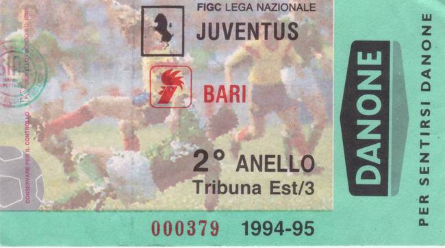 Juventus-Bari 94-95