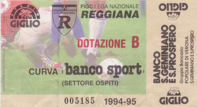 Reggiana-Bari 94-95