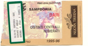 Sampdoria-Bari 95-96
