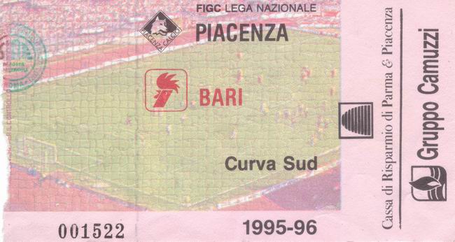 Piacenza-Bari 95-96