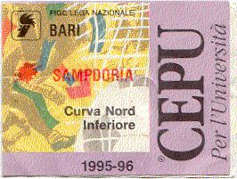 Bari-Sampdoria 1995-1996