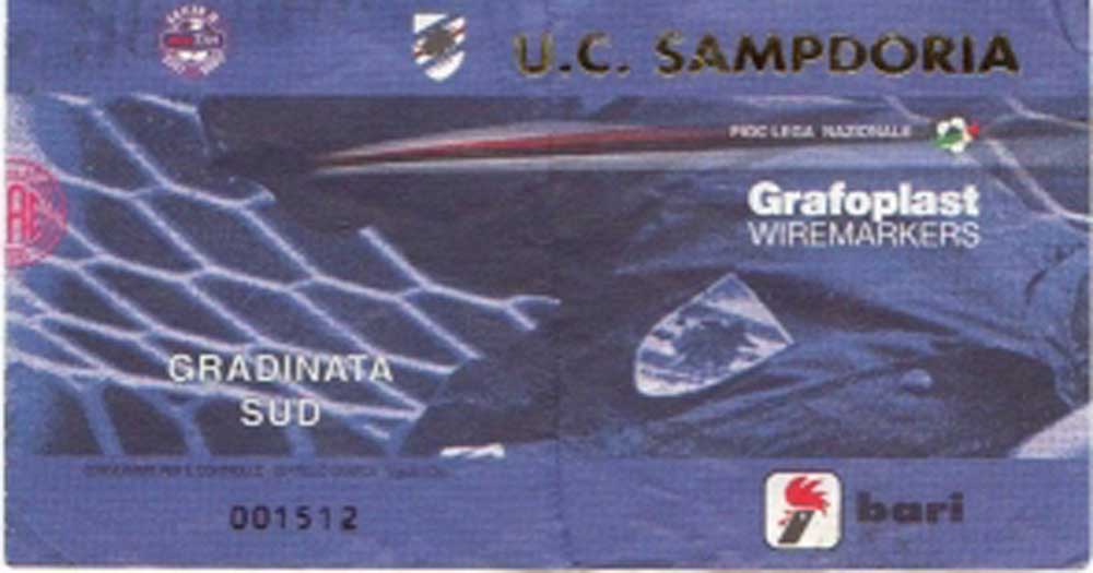 Sampdoria-Bari 01-02
