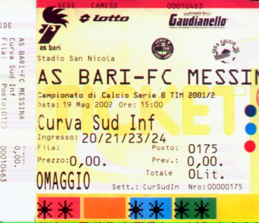 Bari-messina 01-02