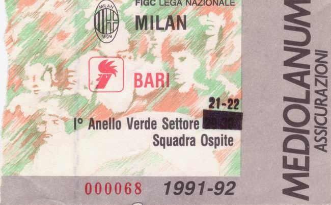 Milan-Bari 91-92