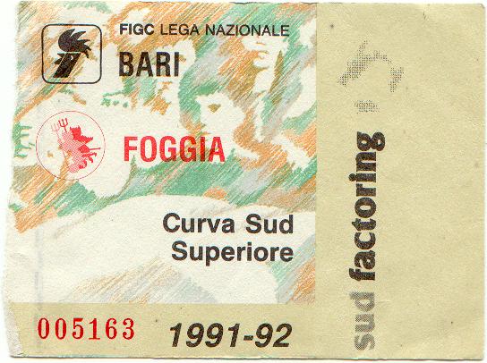 Bari-Foggia 1991-1992