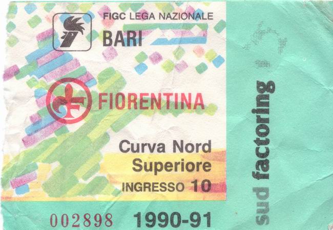 Bari-Fiorentina 90-91