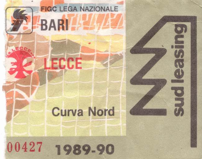 Bari-Lecce 1989/90