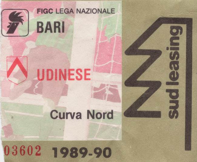 Bari-Udinese 89-90