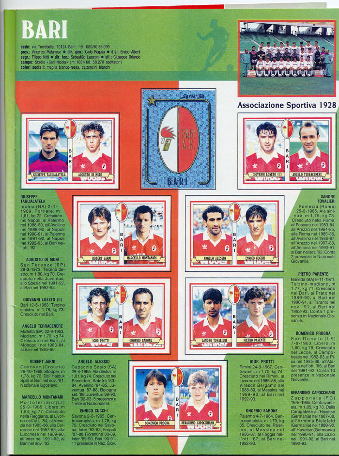 Bari 1992-93