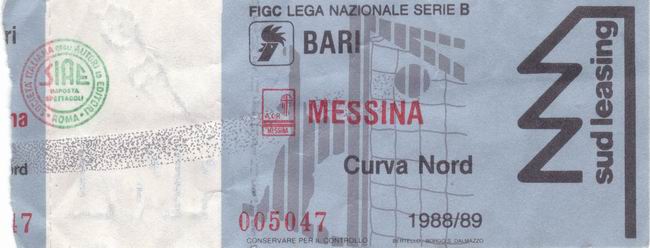 Bari-Messina 88-89