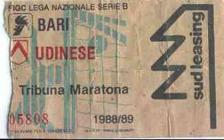 Bari-Udinese 88-89