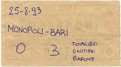 Monopoli-Bari 1993-1994