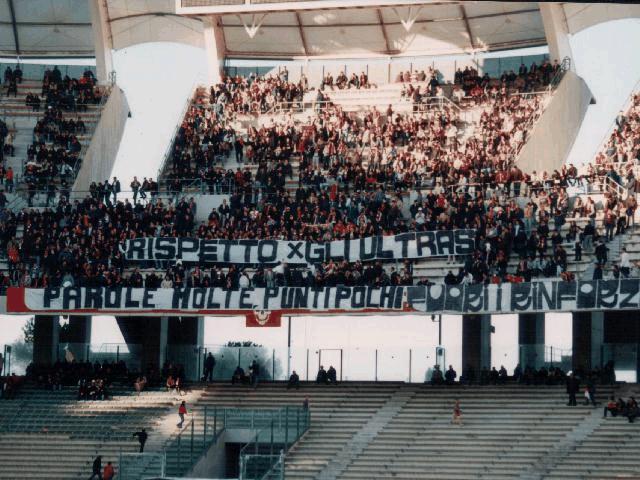 Bari-Bologna 2000-2001 PAROLE MOLTE... PUNTI POCHI