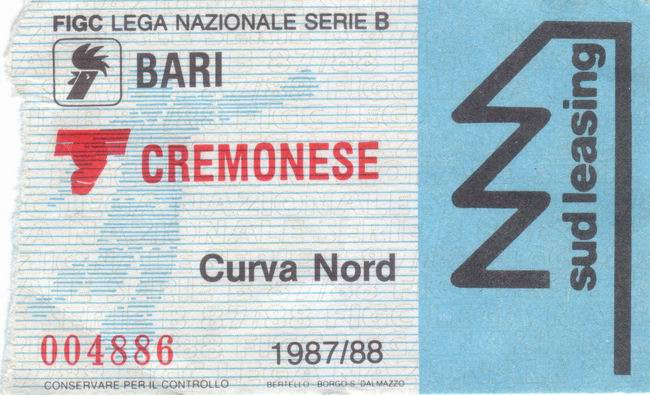 Bari-Cremonese 87-88