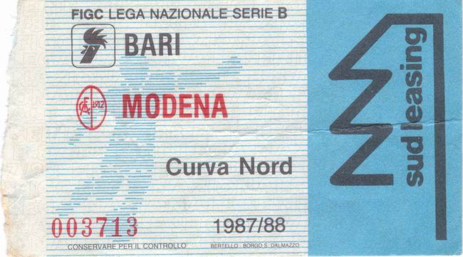 Bari-Modena 87-88