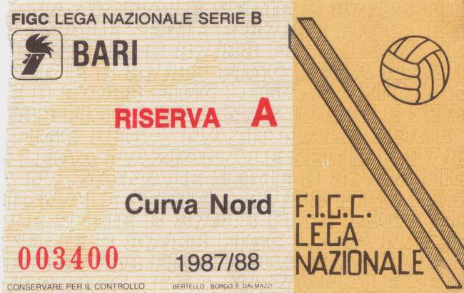 Bari-Riserva A 87-88