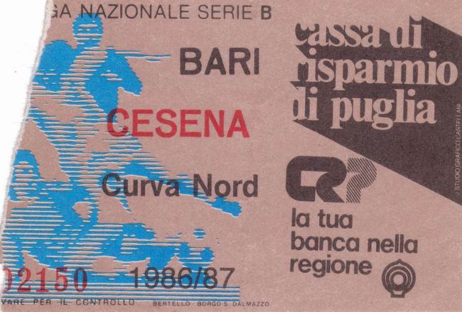 Bari-Cesena 86-87