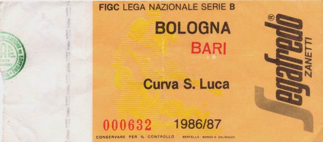 Bologna-Bari 86-87