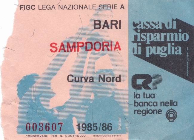 Bari-Sampdoria 1985/86