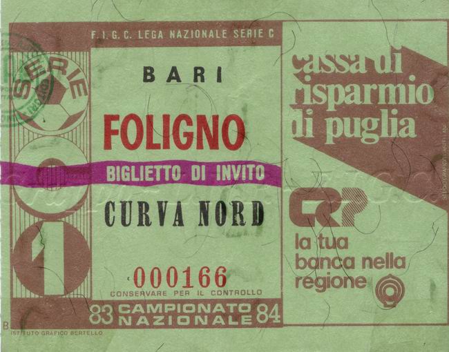 Bari-Foligno 83-84