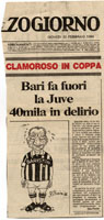 Coppa Italia 1984 - Il Bari elimina la Juve!!