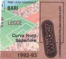Bari-Lecce 1992/93