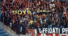 Striscione "Boys San" a Milano